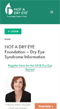Mobile Screenshot of notadryeye.org